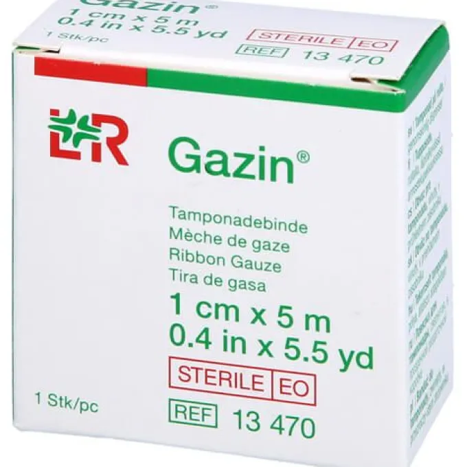 MULLBINDEN z.Tamponade steril 1 cmx5 m 1 St