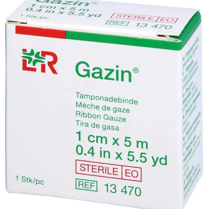 MULLBINDEN z.Tamponade steril 1 cmx5 m 1 St