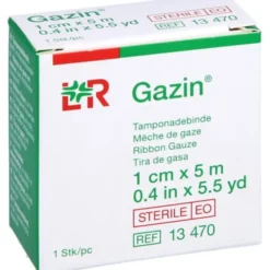 MULLBINDEN z.Tamponade steril 1 cmx5 m 1 St