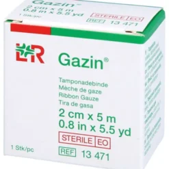 MULLBINDEN z.Tamponade steril 2 cmx5 m 1 St