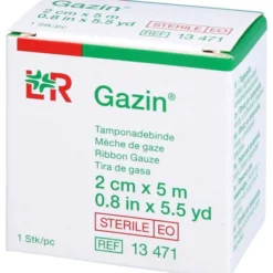 MULLBINDEN z.Tamponade steril 2 cmx5 m 1 St