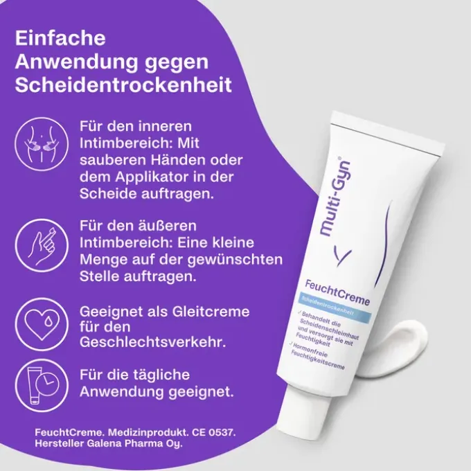 MULTI-GYN FeuchtCreme mit Applikator 50 g