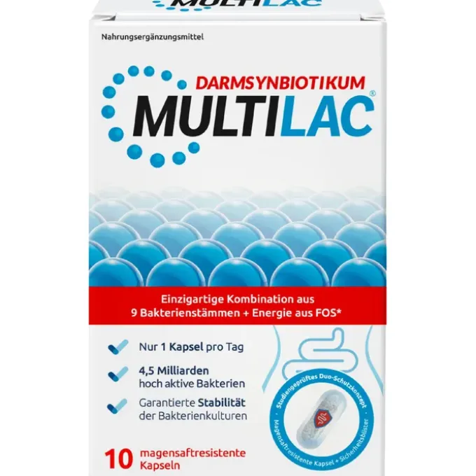MULTILAC Darmsynbiotikum magensaftres.Kapseln 10 Stück