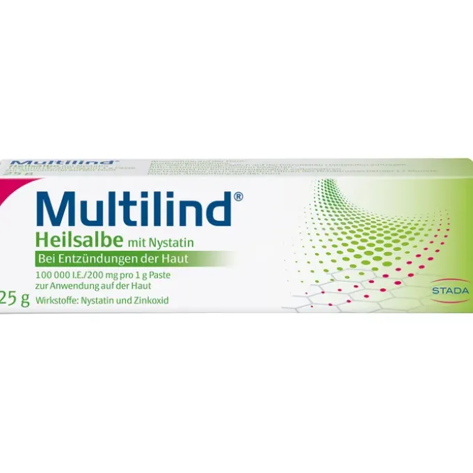 MULTILIND Heilsalbe m.Nystatin u.Zinkoxid 25 g