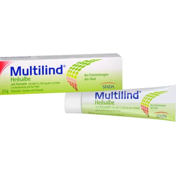 MULTILIND Heilsalbe m.Nystatin u.Zinkoxid 25 g