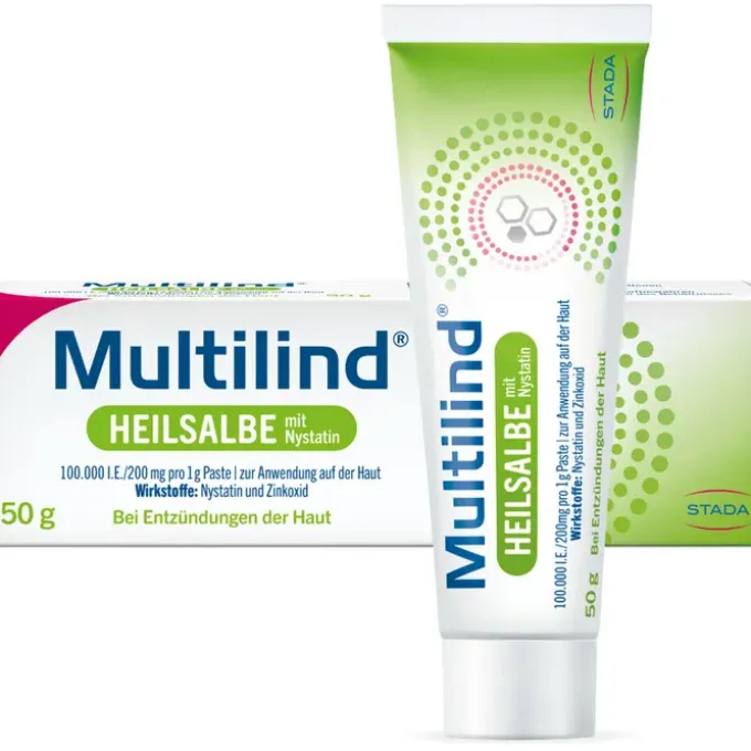 MULTILIND Heilsalbe m.Nystatin u.Zinkoxid 50 g