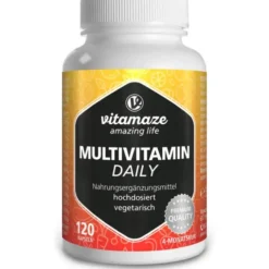 MULTIVITAMIN DAILY ohne Jod vegetarisch Kapseln 120 Stück