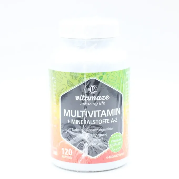 MULTIVITAMIN KAPSELN hochdosiert 120 Stück