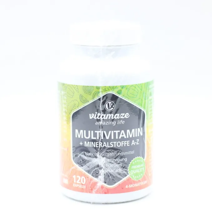 MULTIVITAMIN KAPSELN hochdosiert 120 Stück