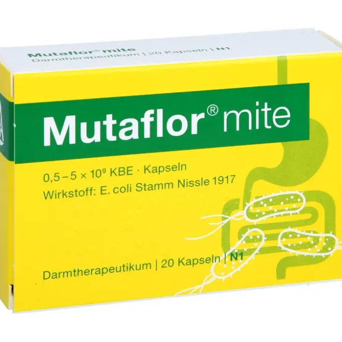 MUTAFLOR mite magensaftresistente Hartkapseln 20 St