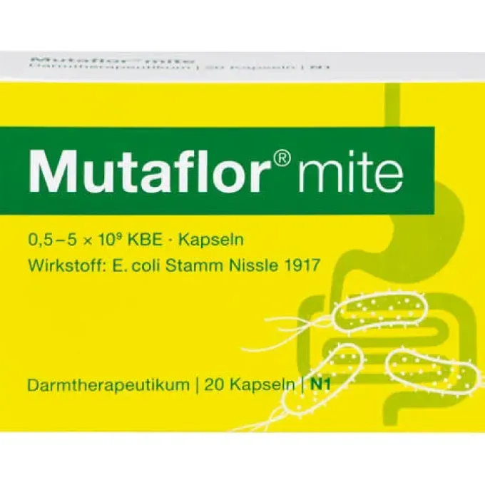 MUTAFLOR mite magensaftresistente Hartkapseln 20 St