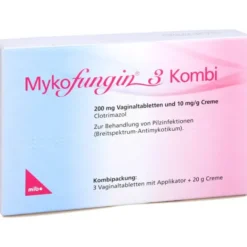 MYKOFUNGIN 3 Kombi 200 mg Vaginaltab.+10 mg/g Cre. 1 P