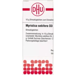 MYRISTICA SEBIFERA D 3 Globuli 10 g