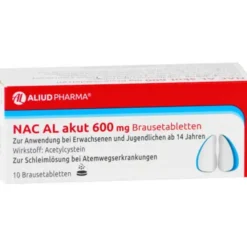 NAC AL akut 600 mg Brausetabletten 10 St