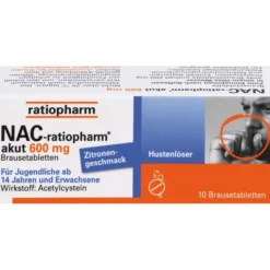 NAC-ratiopharm akut 600 mg Hustenlöser Brausetabl. 10 St