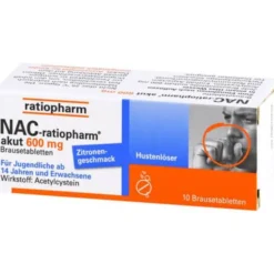NAC-ratiopharm akut 600 mg Hustenlöser Brausetabl. 10 St