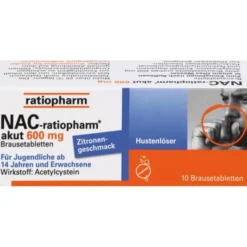 NAC-ratiopharm akut 600 mg Hustenlöser Brausetabl. 10 St