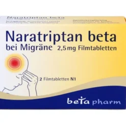 NARATRIPTAN beta bei Migräne 2,5 mg Filmtabletten 2 St