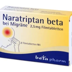 NARATRIPTAN beta bei Migräne 2,5 mg Filmtabletten 2 St