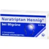NARATRIPTAN Hennig bei Migräne 2,5 mg Filmtabl. 2 St