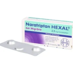 NARATRIPTAN HEXAL bei Migräne 2,5 mg Filmtabletten 2 St