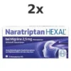 NARATRIPTAN HEXAL bei Migräne 2,5 mg Filmtabletten Set 2x2St