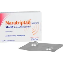 NARATRIPTAN Migräne STADA 2,5 mg Filmtabletten 2 St