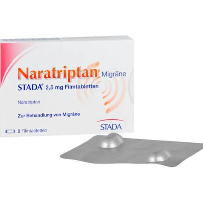 NARATRIPTAN Migräne STADA 2,5 mg Filmtabletten 2 St