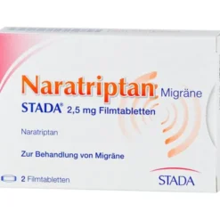 NARATRIPTAN Migräne STADA 2,5 mg Filmtabletten 2 St