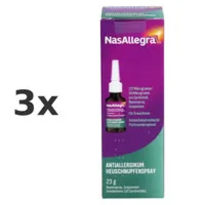 NASALLEGRA 137 μg/50 μg pro Sprühstoß Nasenspray 3x23g