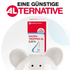 Nasentropfen AL 0,05 % bei Schnupfen 10 ml
