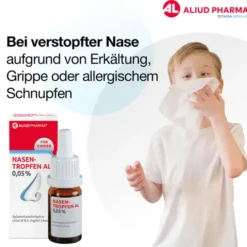 Nasentropfen AL 0,05 % bei Schnupfen 10 ml