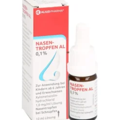 Nasentropfen AL 0,1 % bei Schnupfen 10 ml