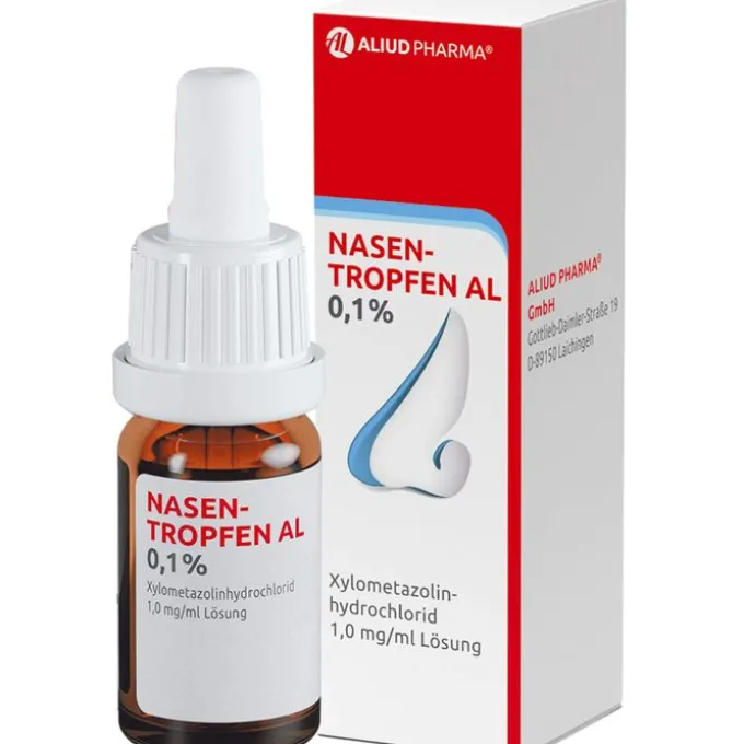 Nasentropfen AL 0,1 % bei Schnupfen 10 ml