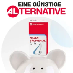 Nasentropfen AL 0,1 % bei Schnupfen 10 ml