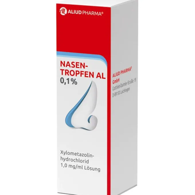Nasentropfen AL 0,1 % bei Schnupfen 10 ml