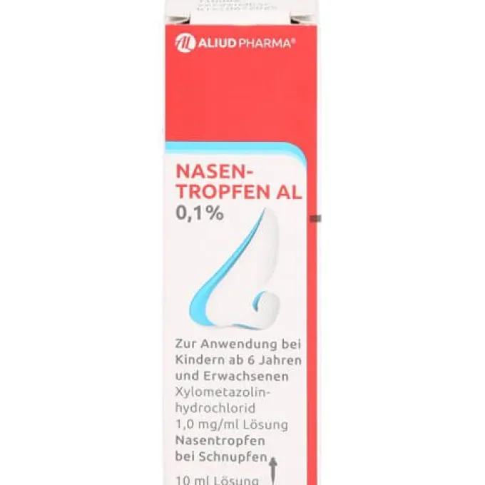 Nasentropfen AL 0,1 % bei Schnupfen 10 ml
