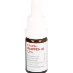 Nasentropfen AL 0,1 % bei Schnupfen 10 ml