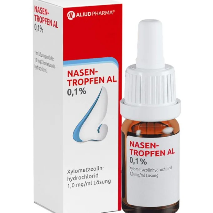 Nasentropfen AL 0,1 % bei Schnupfen 10 ml