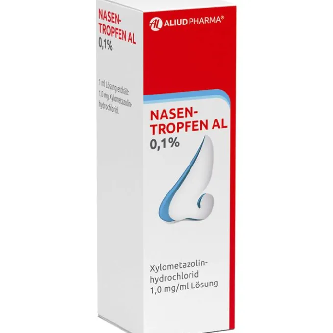 Nasentropfen AL 0,1 % bei Schnupfen 10 ml