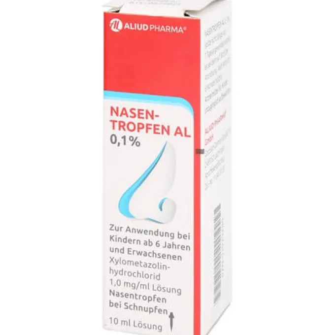 Nasentropfen AL 0,1 % bei Schnupfen 10 ml