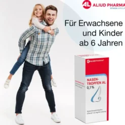 Nasentropfen AL 0,1 % bei Schnupfen 10 ml