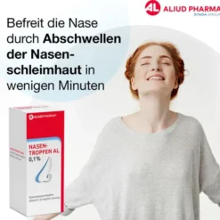 Nasentropfen AL 0,1 % bei Schnupfen 10 ml