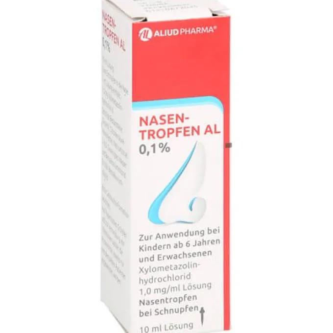 Nasentropfen AL 0,1 % bei Schnupfen 10 ml