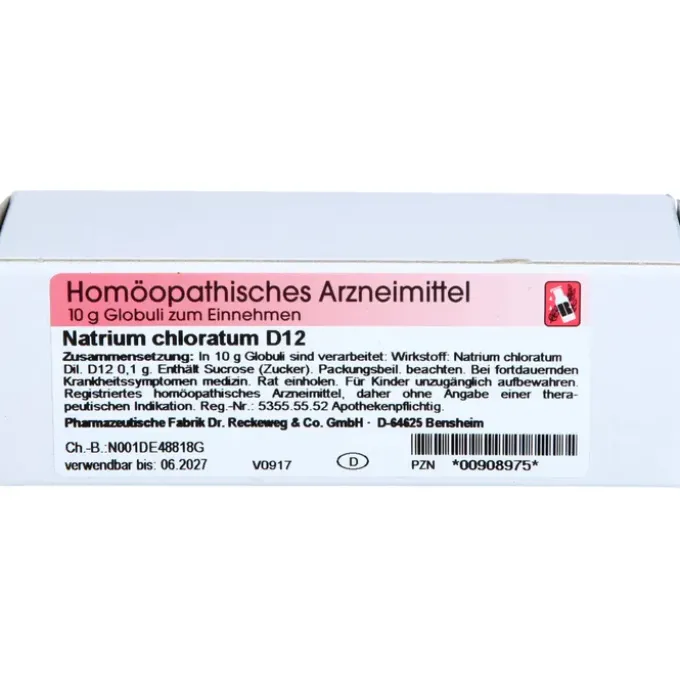 NATRIUM CHLORATUM D 12 Globuli 10 g