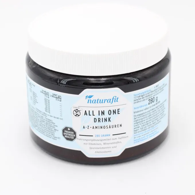 NATURAFIT All in One Drink A-Z+Aminosäuren Pulver 280 g