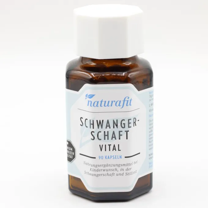 NATURAFIT Schwangerschaft Vital Kapseln 90 Stück