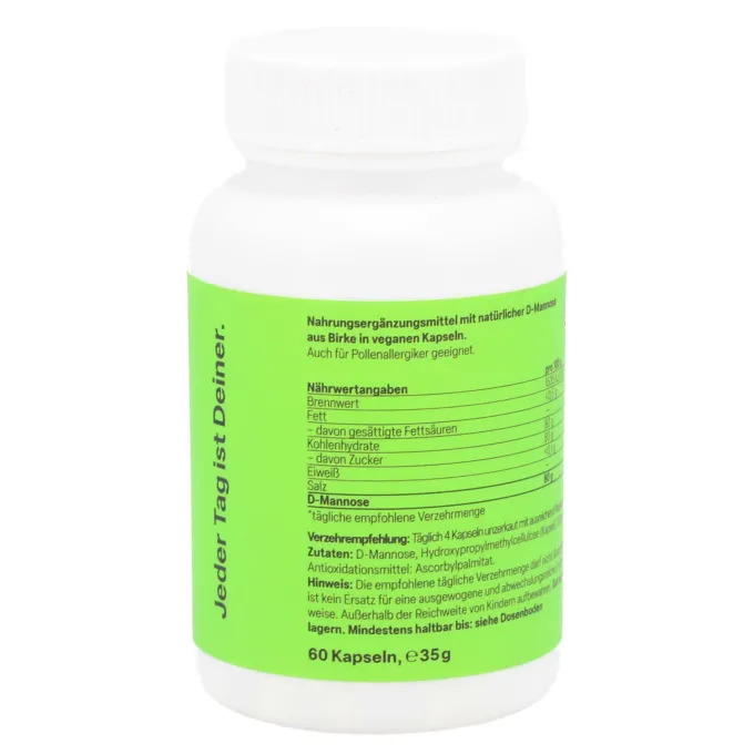 NATURAL D-Mannose 500 mg Kapseln 60 Stück