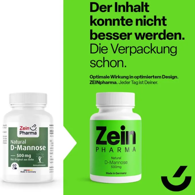 NATURAL D-Mannose 500 mg Kapseln 60 Stück