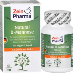 NATURAL D-Mannose 500 mg Kapseln 60 Stück